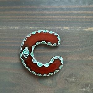 Decorative Ceramic Letter C from Spain